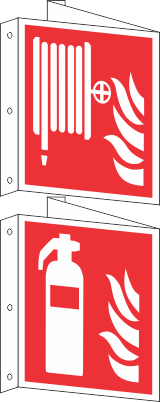 3DA kahepoolsed ohutusmärgid ehk seinast eenduvad ohutusmärgised 210x210mm (10tk PAKK)