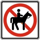 Hobused keelatud