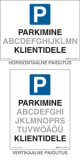 Parkimine klientidele (kliendile sobiva tekstiga). klientide parkla, parkimine